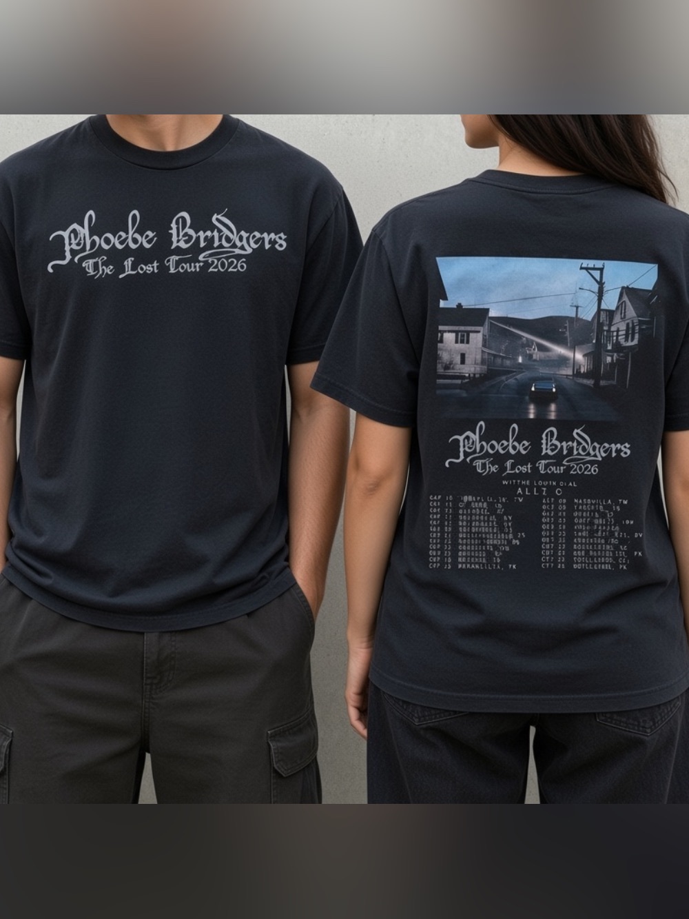 Phoebe Bridgers The Lost Tour 2026 Indie Music T-Shirt